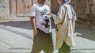 ریحانه پارسا و همسرش در کوچه ای خلوت + عکس