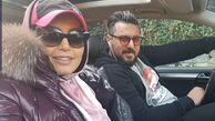 سلفی مطربانه محسن کیایی و الناز شاکردوست + عکس