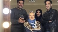 نیما فلاح و سحر ولدبیگی در پشت صحنه فیلم جدیدشون + عکس