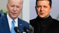 گفتگوی بایدن با زلنسکی درباره بسته نظامی یک میلیاردی آمریکا به اوکراین