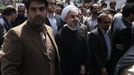 حضور رئیس جمهور در راهپیمایی روز جهانی قدس