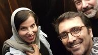 سلفی امین زندگانی با طراح‌لباسش + عکس