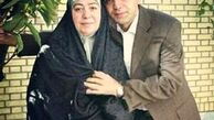 عکس مجری جنجالی تلویزیون و مادرش