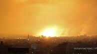 نوار غزه زیر بمباران ۱۶۰ جنگنده رژیم صهیونیستی