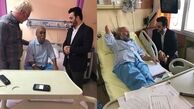 عیادت سید حسین سیدزاده از هنرمندان +عکس