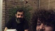 دورهمی شبانه آقای بازیگر با دوستش + عکس