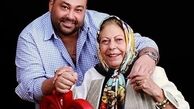ثریا قاسمی در آغوش پسرش+عکس