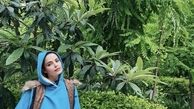 سپیده خداوردی در دل طبیعت بهاری + عکس