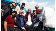 قایق سواری داریوش ارجمند با عوامل ستایش + عکس