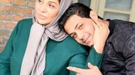 عکس عاشقانه نسرین مقانلو و پسر رشیدش