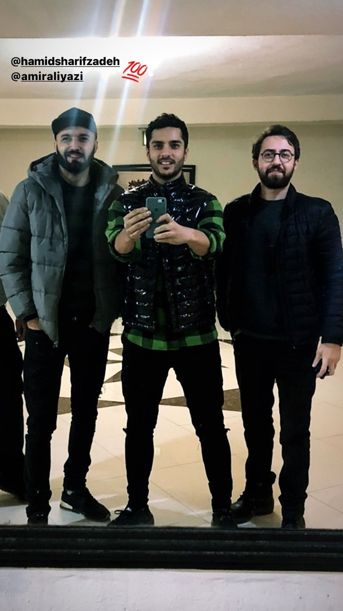 ساعد سهیلی در جمع دوستانش + عکس