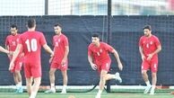 خنده های دسته جمعی بازیکنان تیم ملی ایران مقابل دوربین عکاسی