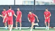 خنده های دسته جمعی بازیکنان تیم ملی ایران مقابل دوربین عکاسی