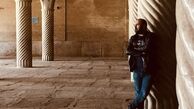 مهران احمدی در مکانی تاریخی + عکس