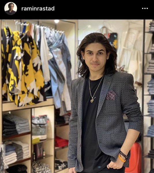 پسر بزرگ رامین راستاد + عکس