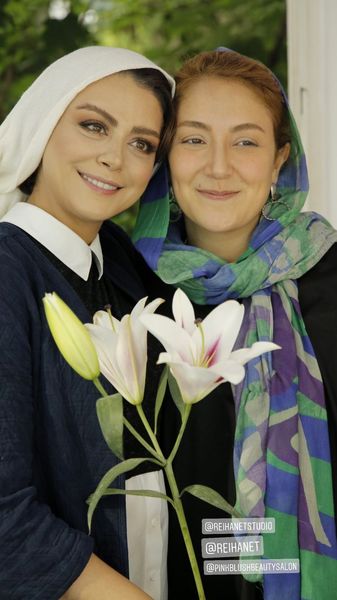 حال خوب شبنم فرشادجو در کنار دوستش + عکس