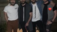 نوید محمدزاده در تولد یکی از دوستانش + عکس