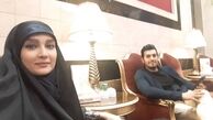 عکس سالگرد ازدواج خانم مجری و همسرش