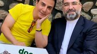 داریوش فرضیایی و دوستش + عکس