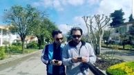 قدم زدن بهرام رادان با بازیگر مشهور سینما در پارک + عکس
