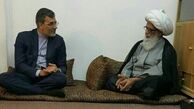 دیدار جابری انصاری با مراجع عظام تقلید در نجف
