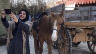 سلفی عجیب رزیتا غفاری + عکس