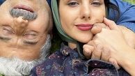حال خوب جوانه دلشاد در آغوش پدرش + عکس