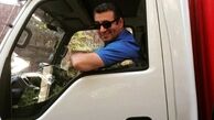 سام نوری راننده کامیون شد + عکس