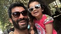 عکس منوچهر هادی با دختر خوشتیپش