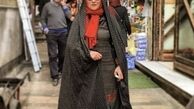 فاطمه فاطمه معتمد آریا در بازار تجریش + عکس