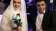 نگین صدق گویا و‌آقای بازیگر پای سفره عقد + عکس