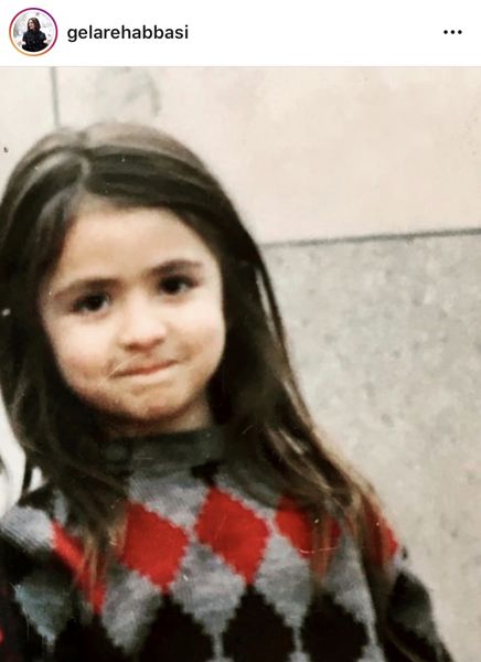چهره گلاره عباسی در دوران کودکی + عکس