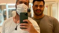 سلفی دوستانه‌میلاد‌کی مرام در روزهای کرونایی + عکس