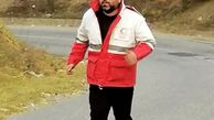 شهرام قائدی در لباس هلال احمر + عکس