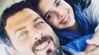 سلفی پژمان بازغی و دخترش نفس در ماشین + عکس