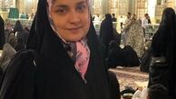خاله نرگس مهربان در حال زیارت + عکس