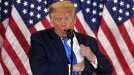 سخنرانی ترامپ از پشت شیشه ضدگلوله!+ عکس