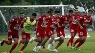 تمرین سبک تیم پرسپولیس پیش از دیدار دوستانه