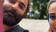 سلفی الناز حبیبی با امیر نوروزی + عکس