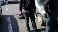 تصادفی عجیب در پایتخت بدون برخورد خودروها +تصاویر 