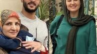 گلوریا هاردی در کنار شوهر و مادر شوهرش + عکس