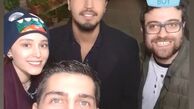 سلفی شبانه مهرداد صدیقیان با دوستانش + عکس