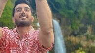 عکاسی فرزاد فرزین در کنار آبشاری زیبا + عکس