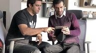 کار کردن منوچهر هادی در خانه اش + عکس 