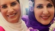 فاطمه گودرزی در کنار رفیق قدیمی اش + عکس