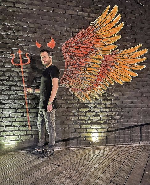 تیپ شیطانی سیاوش خیرابی + عکس