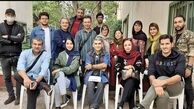 مهدیه نساج در آخرین روز سریال بیگانه ای با من است + عکس