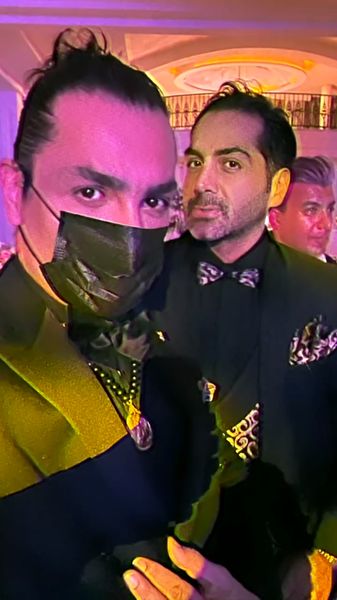 ایمان اشراقی و برادرش در عروسی + عکس