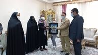 دیدار با خانواده شهید آتش نشان محسن روحانی