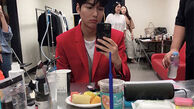 غم زدگی بازیگر محبوب کره ای در پشت صحنه+عکس